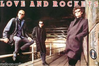 Love And Rockets 1989 So Alive Tour Promo Poster