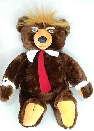 Trumpy Authentic Donald Trump Campaign Stuffed Animal Bear Usa America Flag Rare