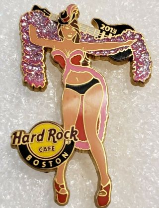 Hard Rock Cafe Boston Sexy Burlesque Girl Pin 2013 Le300