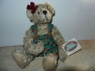 Ganz Cottage Collectibles Teddy Bear Ramona Christmas Version Mary Holstad