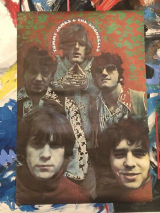 Vintage 1960s Tommy James And The Shondells Poster (24inches X 36inches)