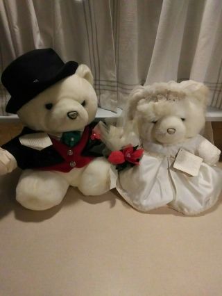 Mr And Mrs Santabear 2000 Daytons Marshall Fields Hudsons Collectible Bears