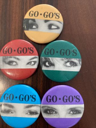 Vintage Set Of All (5) 1981 Go - Go 