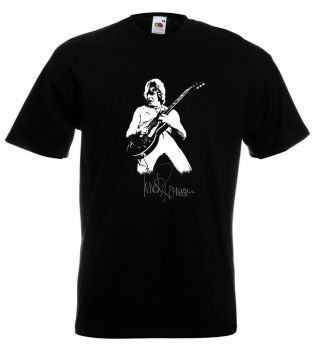 Mick Ronson Autograph T Shirt Bowie Spiders From Mars 12 Colours S - 5xl