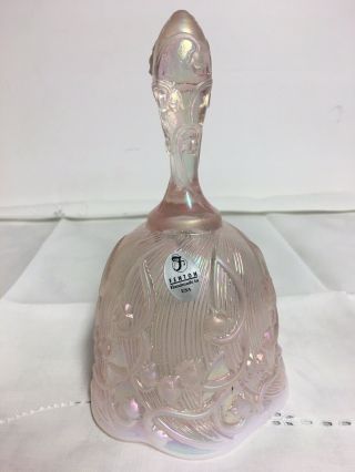 Fenton Pink Opalescent Lily Of The Valley Bell Stickers Usa