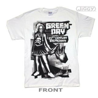 Green Day T - Shirt (l) “21st Century Breakdown” Dookie Kerplunk Uno Dos Tre