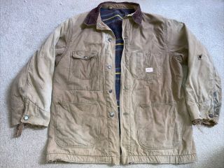 Vintage Sears Roebuck Hercules Jacket Blanket Lined Usa Made