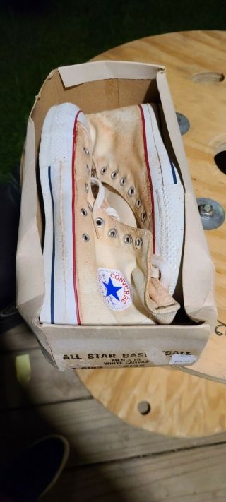 Vintage Converse All Star Basketball Shoes Size 6 1/2 Never Worn