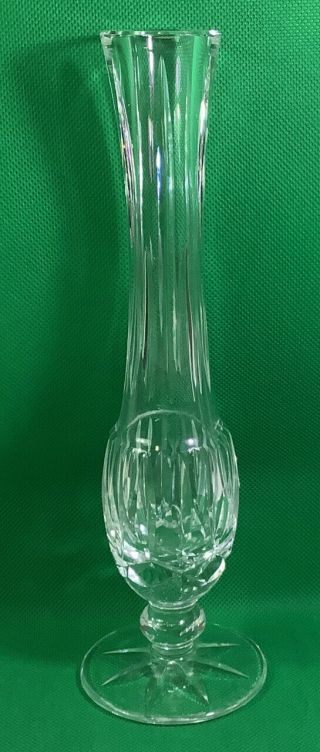 Waterford Crystal Lismore Pattern Bud Vase 9 1/8 Inches