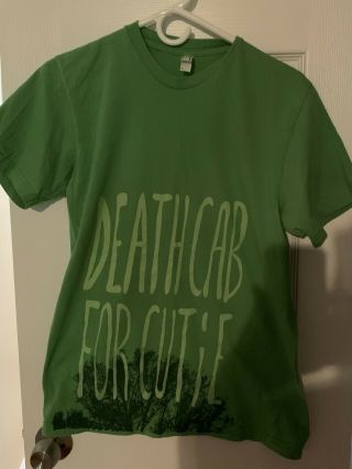 Death Cab For Cutie Green Concert Shirt Circa 2007 Forest Size Medium Euc