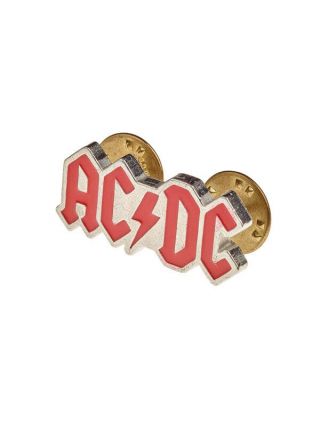 Alchemy Rocks - Ac/dc Classic Logo - Enamelled Logo Pewter Pin Badge