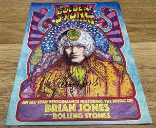 Kenney Jones Signed The Golden Years Programme Rolling Stones Brian Jones