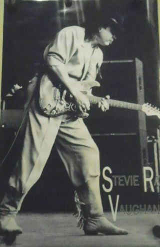 Stevie Ray Vaughan Poster 9021 / 22 X 34 1/2 " / Great Vintage " 1998 " Cond