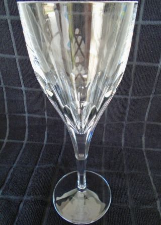 Exquisite Petale (megeve Shape) Water Goblet By Cristal D 
