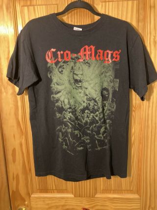 Vintage Early 2000s Cro Mags Band Shirt Best Wishes Sz M