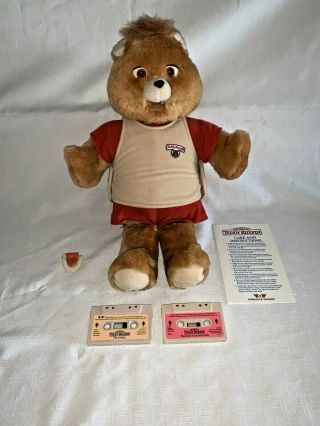 Vintage Teddy Ruxpin W/the Airship And The Story Of The Faded Fobs Tapes