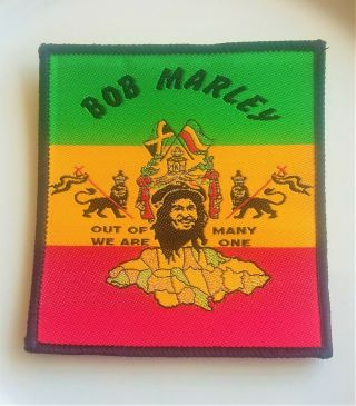 Bob Marley Vintage Sew On Fabric Patch From The 1980 