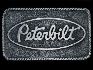 Ud05165 Nos Vintage 1977 Peterbilt Truck Company Belt Buckle