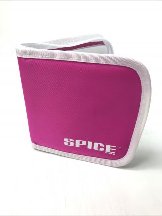 90s Spice Girls 24 X Cd/dvd Wallet Carry Case Official Merchandise,  Pink/white