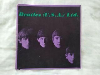 Beatles 1964 (usa) Ltd Tour Program Book Vintage Memorabilia Souvenir