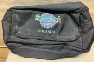 Vintage Hard Rock Cafe Orlando Embroidered Canvas Fanny Pack Waist Bag - Euc