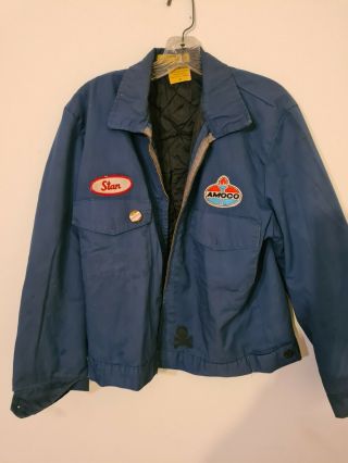 Vintage Amoco Gas Station Attendant Jacket M