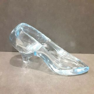 Oneida Crystal Cinderella Blue Glass Shoe Slipper Heel