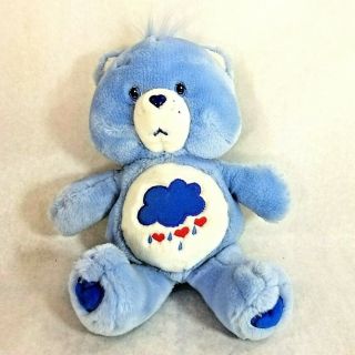Care Bears Grumpy Bear Plush Stuffed Animal 13 " 2002 20th Anniversary Edition