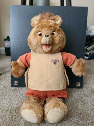 1984 - 1985 Wow Teddy Ruxpin Doll Bear Fully Dressed Vintage Rare