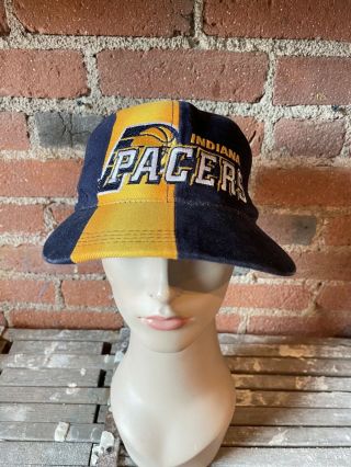 Vintage 90s Pacers Snapback Hat Nba Basketball Sports Specialties