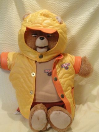 Vintage 1985 Teddy Ruxpin With 1 Tape The Tape Plays Eyes & Mouth Don 