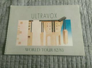 Ultravox / Midge Ure / Billy Currie / Warren Cann– 82 To 83 World Tour Programme