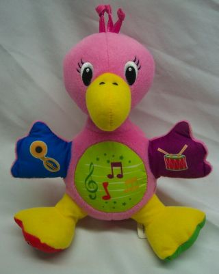 Kids Ii Baby Einstein Musical Pink Flamingo Bird 7 " Plush Stuffed Animal Toy