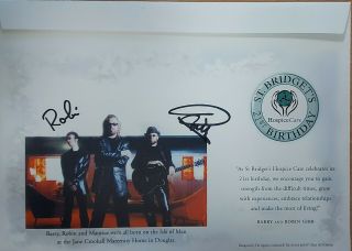 Isle Of Man - Stamp Cover - Bee Gees Signed - 2004