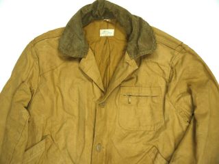 Vintage 50s 60s Ll Bean Hunting Jacket Made In Usa Duck Farm Coat Chore 42/44??