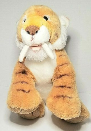 Build A Bear Bab Sabertooth Tiger Cat Plush Stuffed Animal 16 " Doll Toy Retired