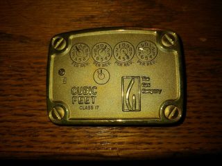 Brass Tiffany & Co.  The Gas Company Belt Buckle