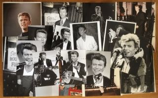 Set Of 17 Press Photographs Media Photos David Bowie Pictures Prints Singer