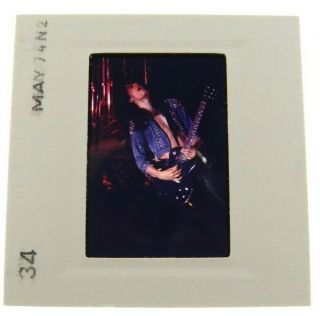 Aerosmith Rhode Island 1974 35mm Transparency Slide Photo Guitarist