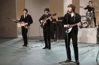 8x10 Print Beatles John Lennon Ringo Starr George Harrison Paul Mccartney 3434