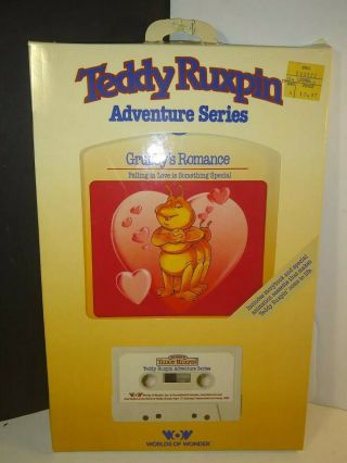 Vintage Teddy Ruxpin Grubby’s Romance Book & Cassette