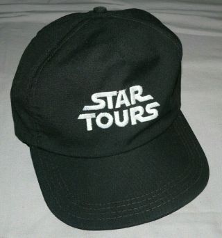 Vtg 80s Star Tours Disneyland Hat Cap Trucker Snapback (c) 1986 Lucasfilm Wars