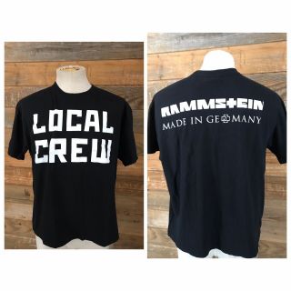 Rammstein " Made In Germany " Local Crew T - Shirt Men 