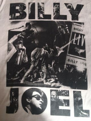 Billy Joel Live In Concert T Shirt Xl