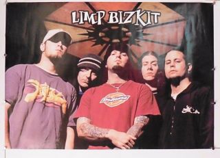 Limp Bizkit Group Vintage Poster 24 " X 34 " Nos (b25)