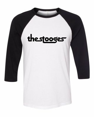 The Stooges Raglan Shirt Tee Shirt Ramones Punk Baseball Jersey Uk Iggy Pop