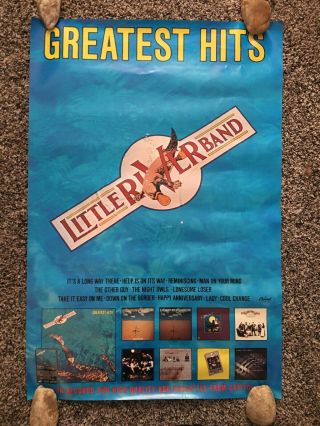 1982 Little River Band 30x20 Record Store Promo Poster Greatest Hits