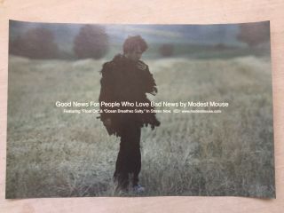 Modest Mouse 12x18 Promo Poster 2004 Good News For People Who Love Bad News