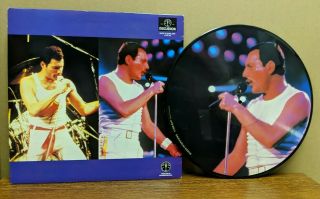QUEEN BOOT LP L.  E.  INTERVIEWS AND PRESS CONFERENCES PIC DISC DISCUSSION 12BR83AB 2