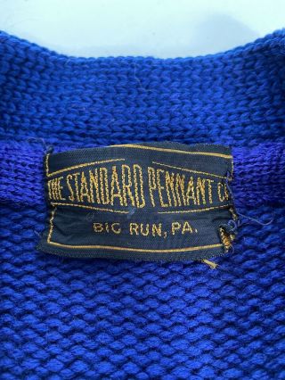 Vintage Standard Pennat Co.  High School Letterman Sweater 